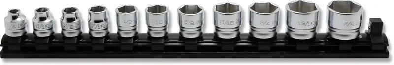 Ko-Ken Z-Series 3/8" Drive 6-Point Sae Socket Set (11-Piece) 1