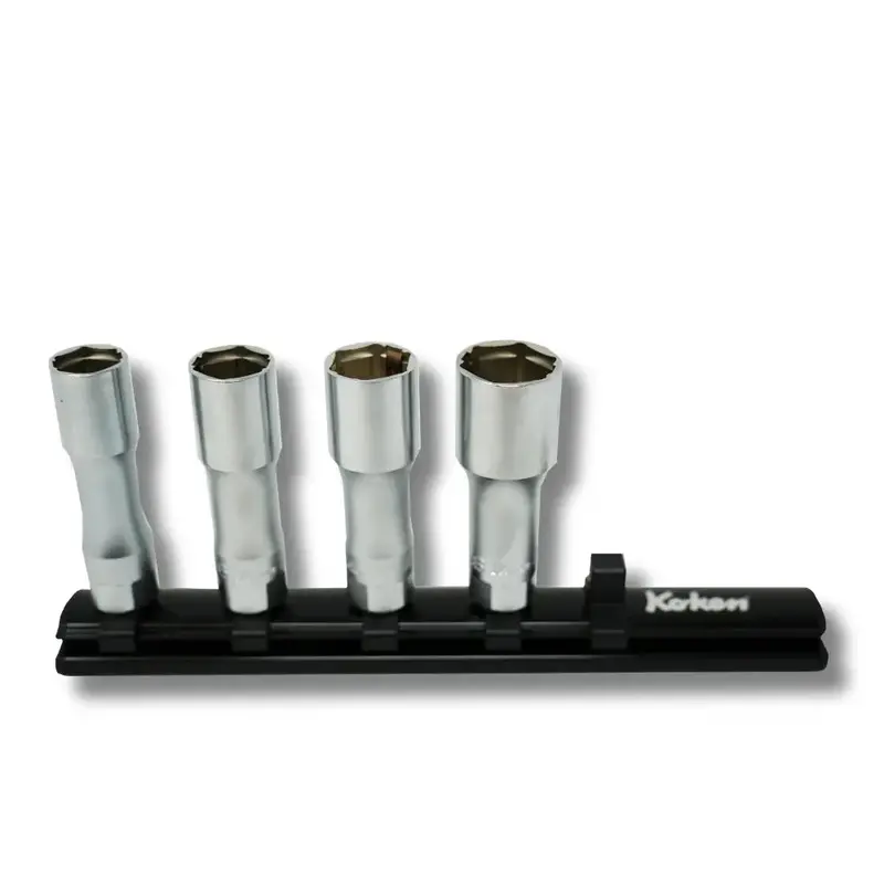 Ko-Ken Z-Series 6-Point Clip-On Spark Plug Socket Set 1