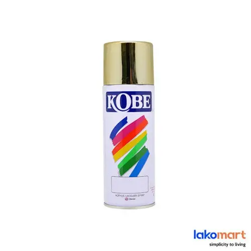 Kobe Premium Metallic Spray Paint – Pearl Gold & Chrome (K83/K80) 1