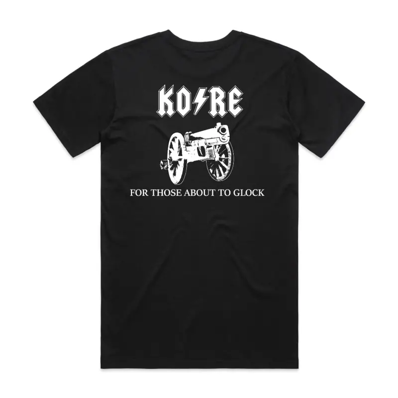 Kore Back In Black Crewneck T-Shirt – Premium Cotton Blend 1