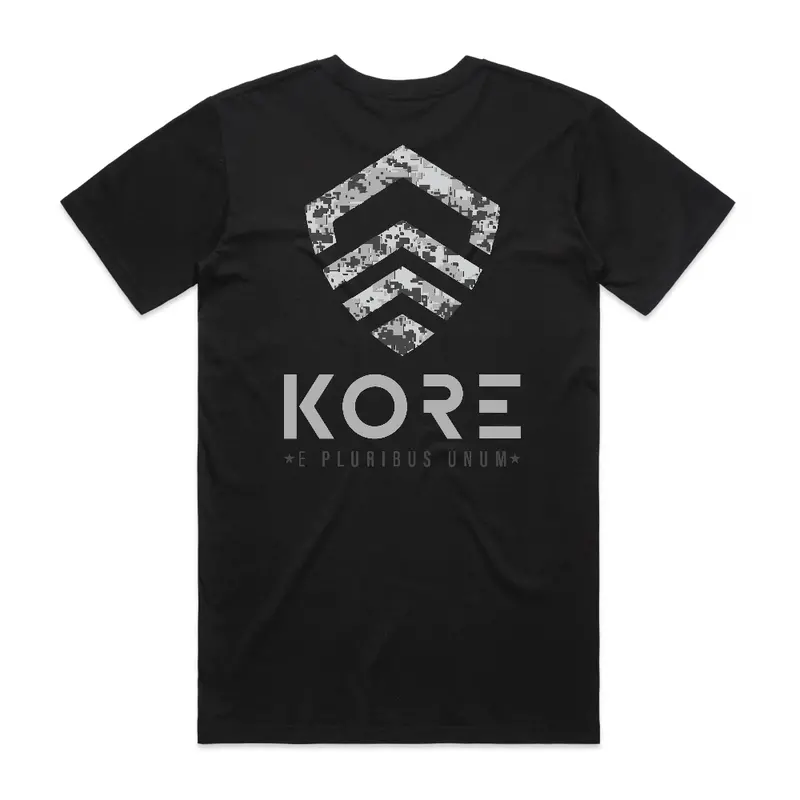 Kore Digital Camouflage Print Cotton T-Shirt – Casual Fit 1