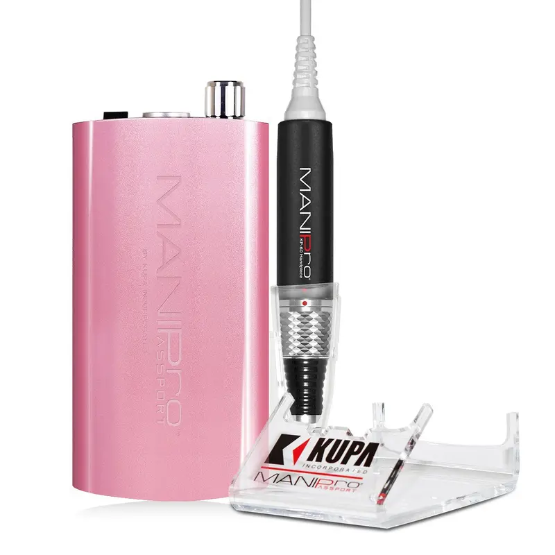 Kupa Mani-Pro Passport E-File – My Princess Edition In Baby Pink (Dual Voltage: 110V/220V) 1