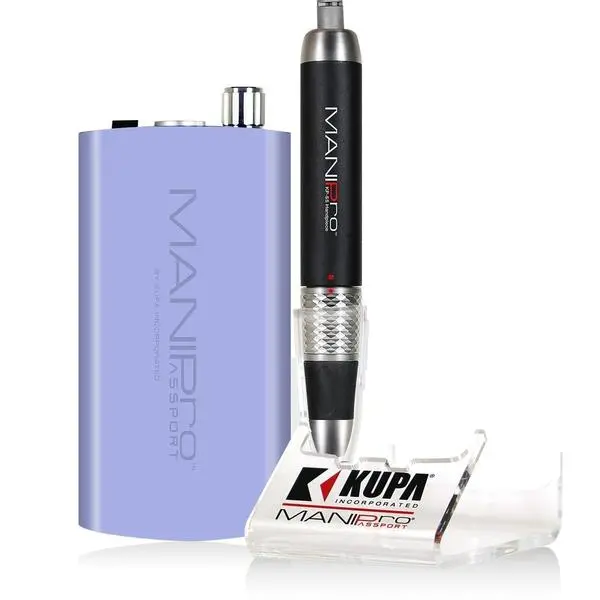 Kupa Mani-Pro Passport Nail Filing Machine – Purple (Dual Voltage: 110V/220V) 1