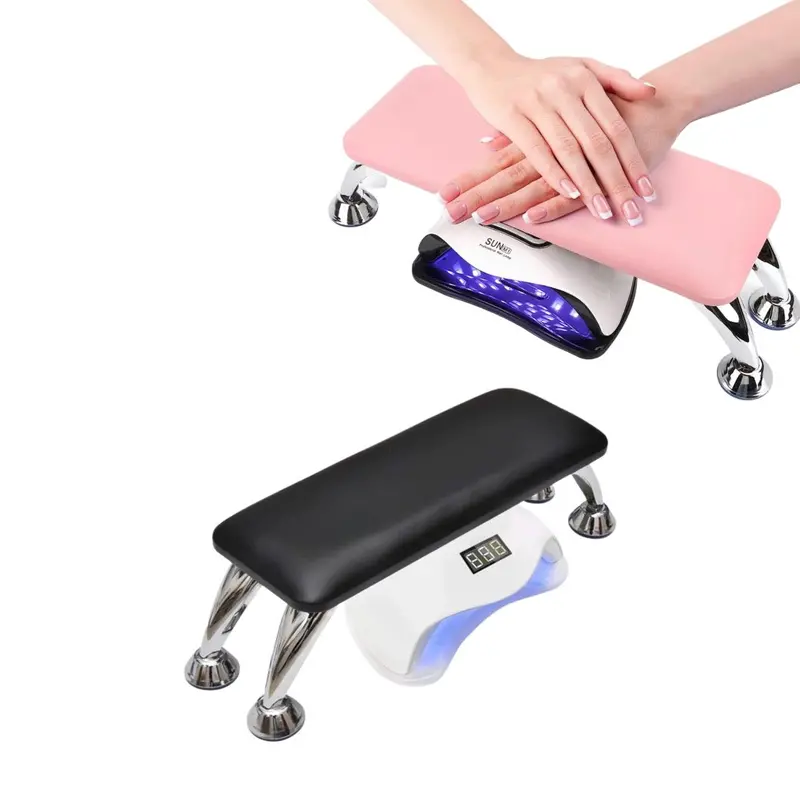 Manicure Arm Rest With Leather Padding – Dual-Color Options 1