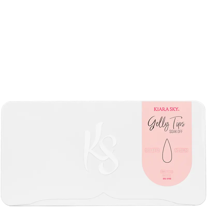 Medium Stiletto False Nail Tips – Natural Curve Design 1