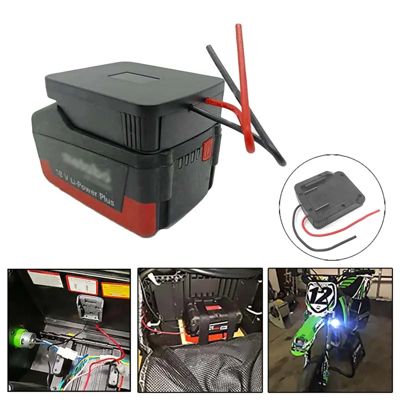 Metabo 18V Power Wheels Conversion Kit – Diy Battery Adapter For Ride-On Toys, Robotics, And Educational Projects 1