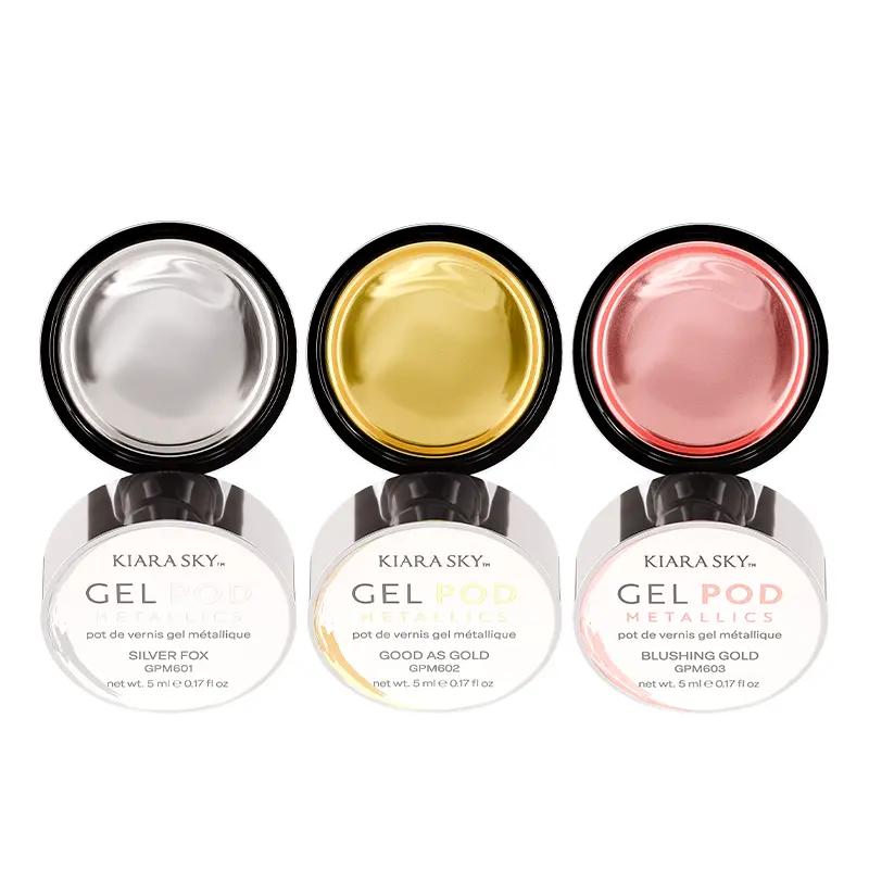 Metallic Gel Pod Set Of Three 1