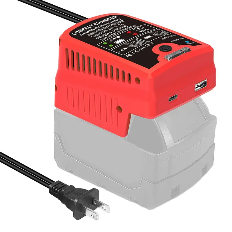 Milwaukee 18V 2-In-1 Portable Charger & Power Bank With Usb-C, Fast Charging & Built-In Speaker 1