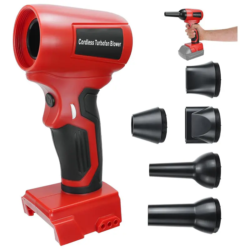 Milwaukee 18V Cordless Handheld Leaf Blower — 130K Rpm Brushless Motor, 30 M/S Airflow, 5 Attachments 1