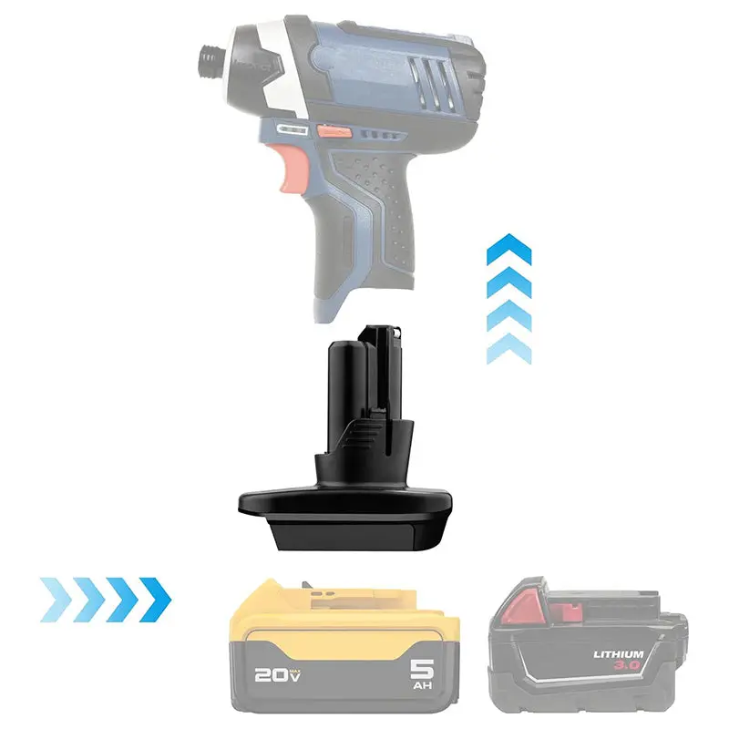 Milwaukee M18/Dewalt 20V Max To Bosch 12V Battery Adapter 1