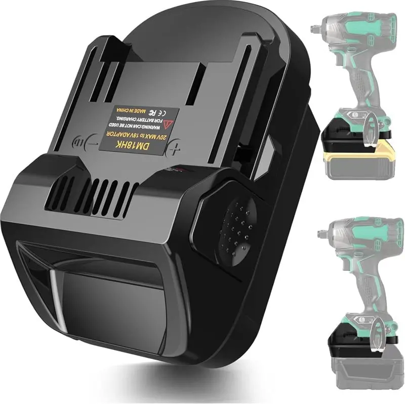 Milwaukee M18/Dewalt 20V Max To Hikoki (Hitachi) / Metabo Hpt 18V Battery Adapter 1