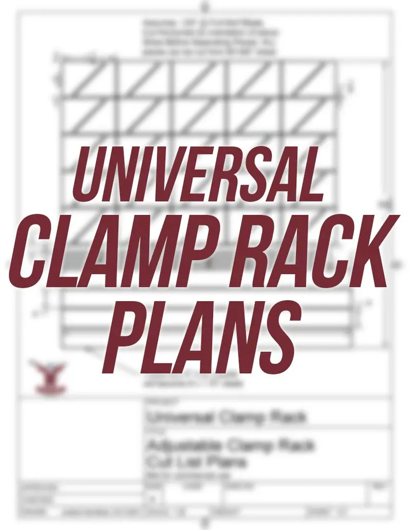Modular Clamp Storage Rack — Customizable Build Plans 1