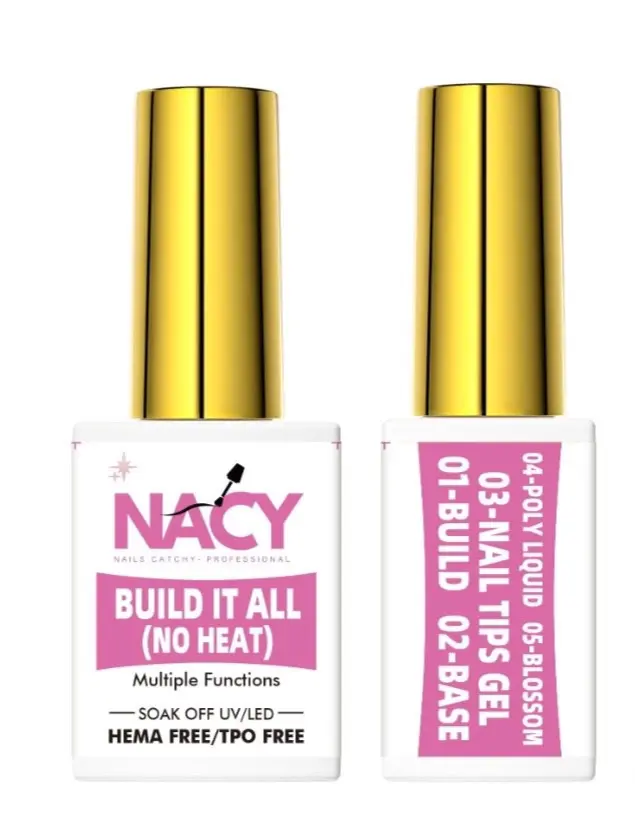 Nacy 8-In-1 Transfer Builder Gel – Heat-Free, Hema-Free & Tpo-Free Formula 1