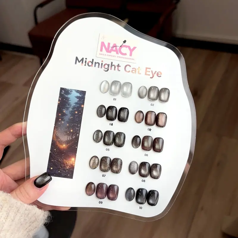 Nacy Black Midnight Cat Eye Collection – 10 Dramatic Dark Magnetic Shades 1