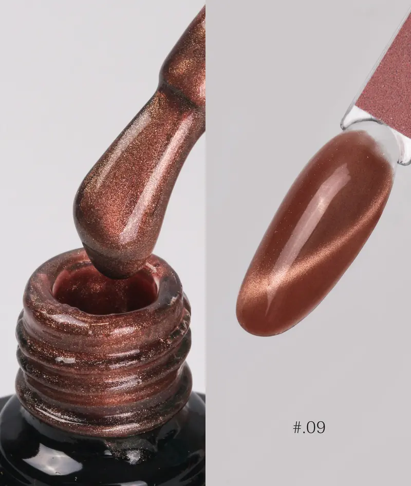 Nacy Coffee Mocha Crystal Cat Eye Gel – Shade 09 (0.5 Oz) 1