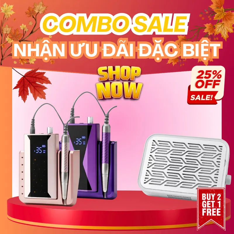 Nacy Cordless Titanium Nail Drill Kit – High-Speed Rechargeable With Handpiece (Buy 2, Get Free Dust Collector) 1