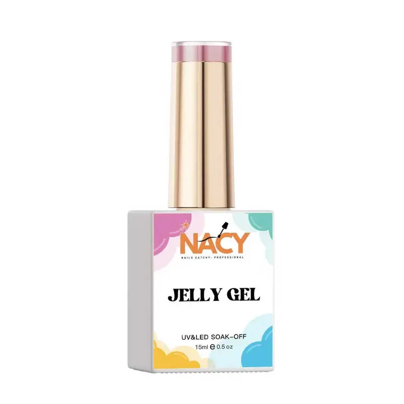 Nacy Jelly Red Gel Polish #09 – Translucent Vibrant Finish (0.5 Oz) 1