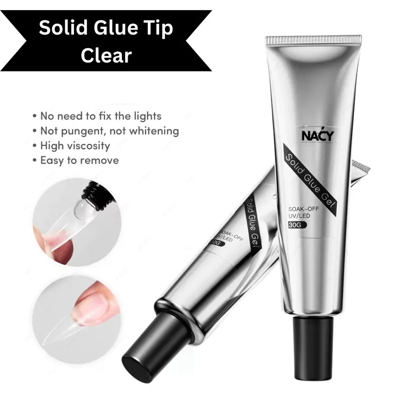 Nacy Multi-Function Solid Glue Tip For Press-On Nails 1