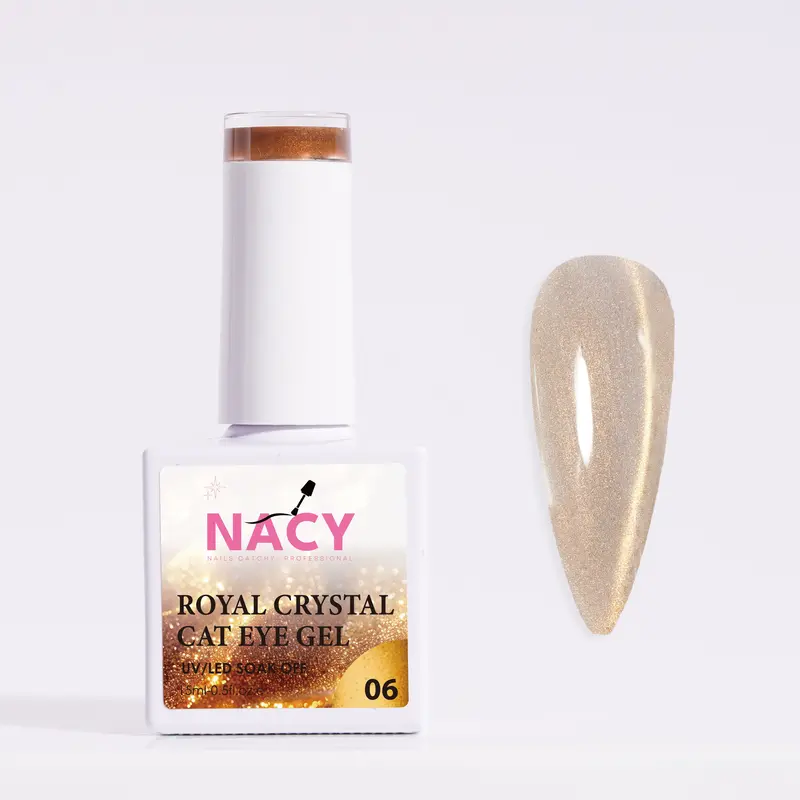 Nacy Royal Fall Cat Eye Gel Polish – Moonlight Crystal Shade 06 1