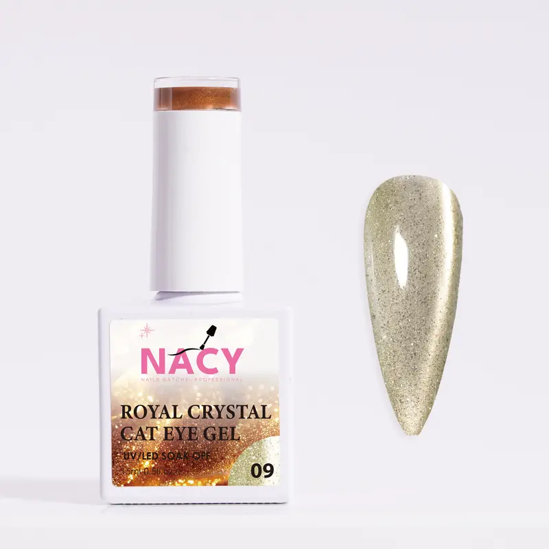 Nacy Royal Fall Cat Eye Gel Polish – Moonlight Crystal Shade 09 1