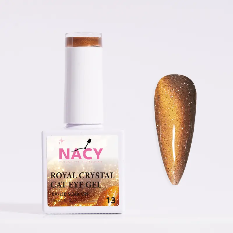 Nacy Royal Fall Cat Eye Gel Polish – Moonlight Crystal Shade 13 1