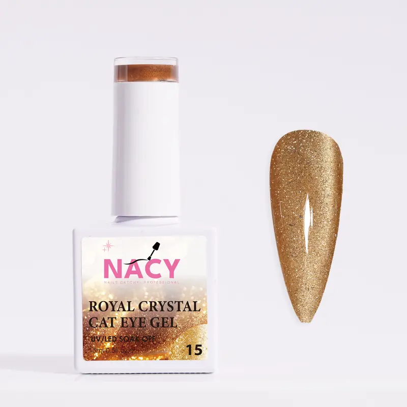 Nacy Royal Fall Cat Eye Gel Polish – Moonlight Crystal Shade 15 1