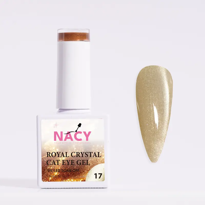 Nacy Royal Fall Series: Moonlight Crystal Cat Eye Gel In Shade 17 1