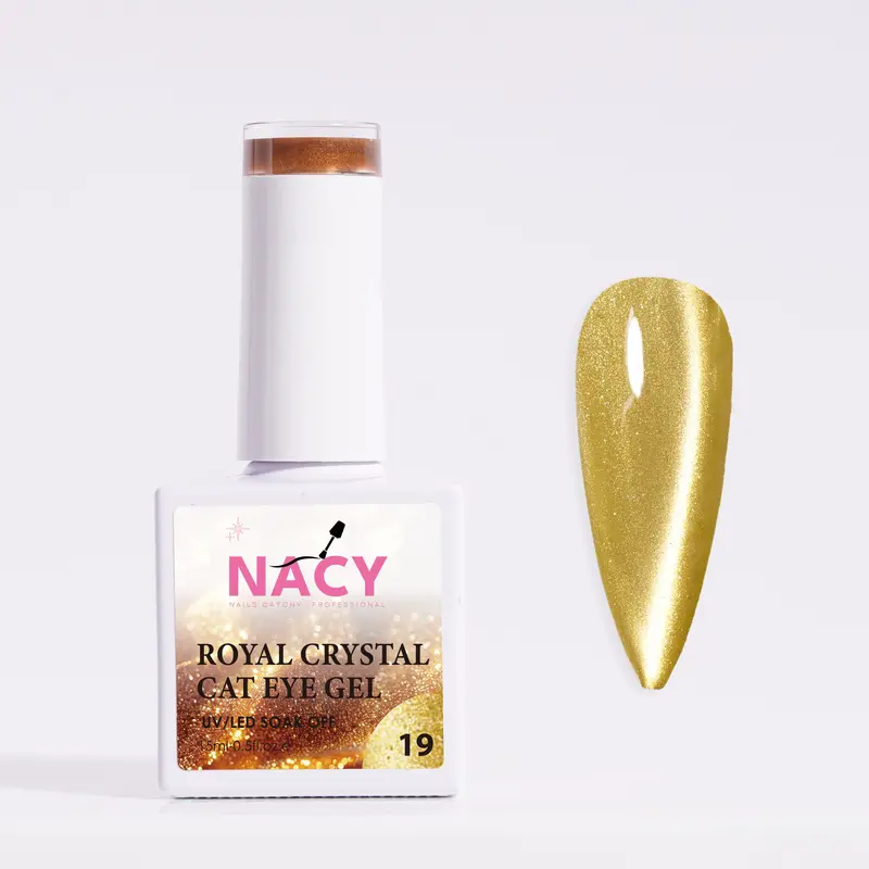 Nacy Royal Fall Series: Moonlight Crystal Cat Eye Gel In Shade 19 1