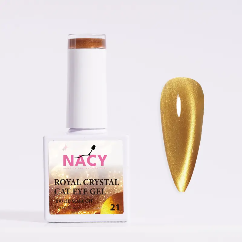 Nacy Royal Fall Series: Moonlight Crystal Cat Eye Gel In Shade 21 1