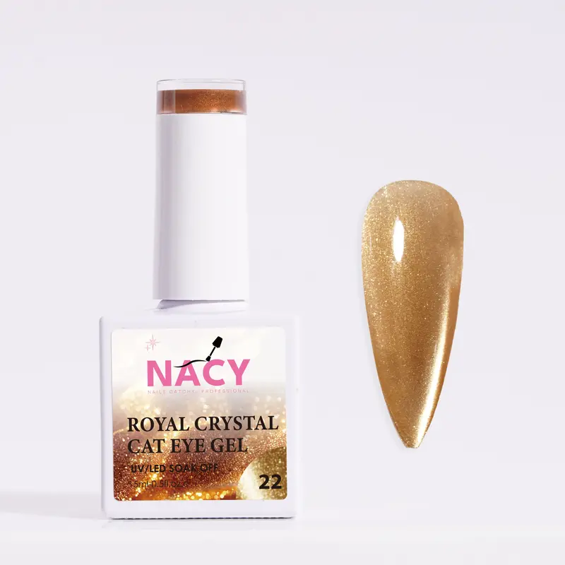 Nacy Royal Fall Series: Moonlight Crystal Cat Eye Gel In Shade 22 1