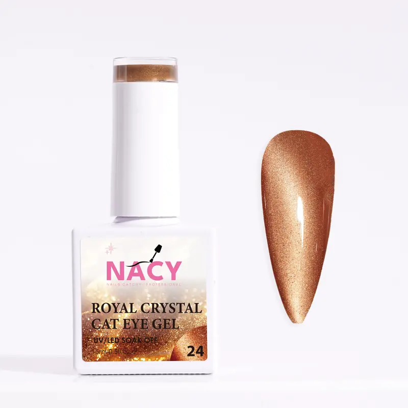 Nacy Royal Fall Series: Moonlight Crystal Cat Eye Gel In Shade 24 1