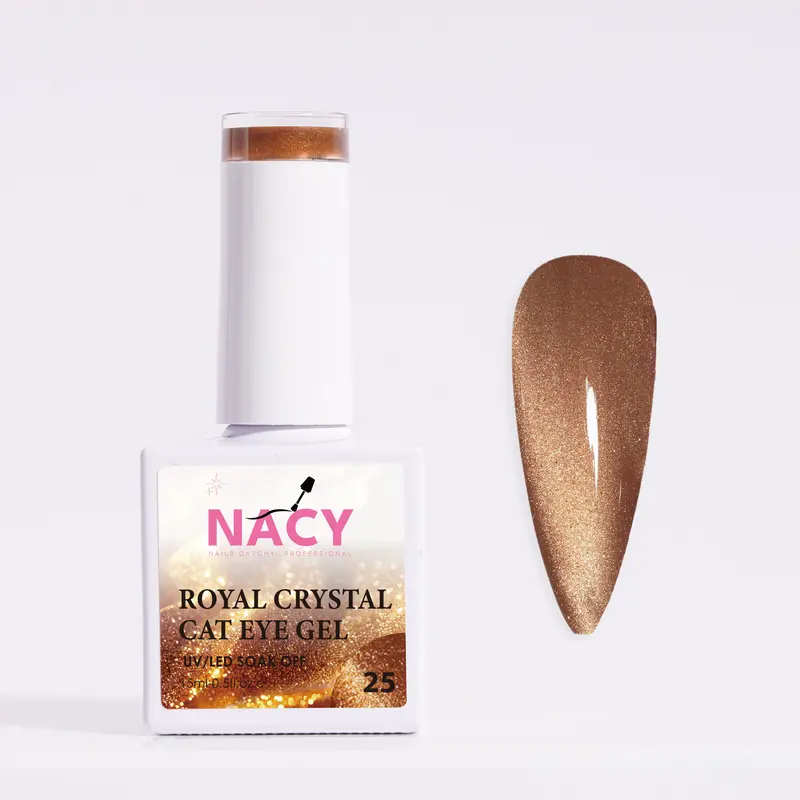 Nacy Royal Fall Series: Moonlight Crystal Cat Eye Gel In Shade 25 1