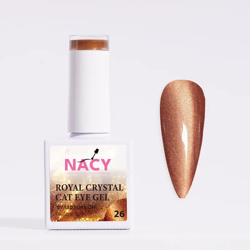 Nacy Royal Fall Series: Moonlight Crystal Cat Eye Gel In Shade 26 1