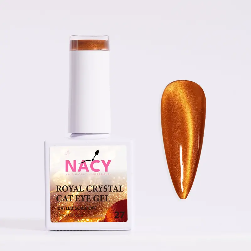 Nacy Royal Fall Series: Moonlight Crystal Cat Eye Gel In Shade 27 1