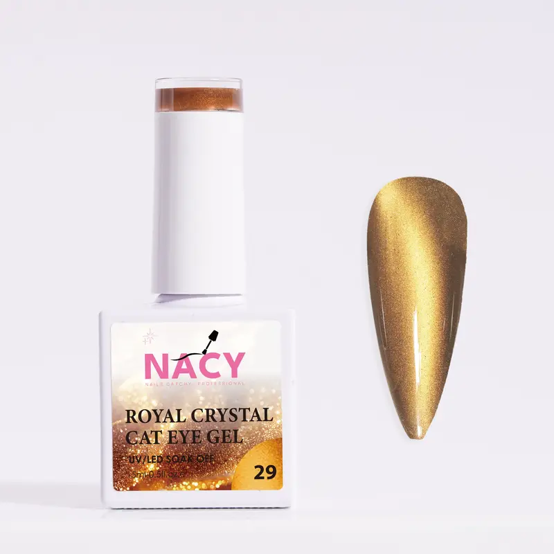 Nacy Royal Fall Series: Moonlight Crystal Cat Eye Gel In Shade 29 1