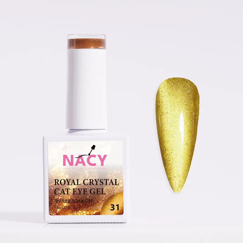 Nacy Royal Fall Series: Moonlight Crystal Cat Eye Gel In Shade 31 1