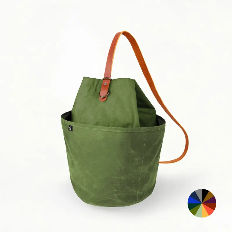 Naito Spring Green Bag Maker Kit – Handmade Leather Craft Set 1