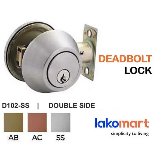 Nelon Double-Ended Deadbolt Lock – Keyed Both Sides, Heavy-Duty Security 1