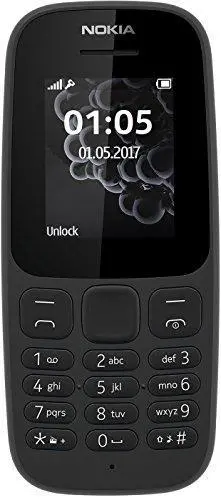 Nokia 105 Entry-Level Phone – Black 1