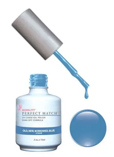 Old, New, Borrowed, Blue Wedding-Inspired Hue #51 – Perfect Match Nail Polish 1