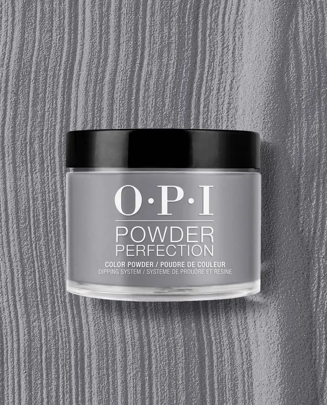 Opi Dip Powder – 1.5 Oz, I55 'Krona-Logical Order' (Metallic Silver-Grey) 1