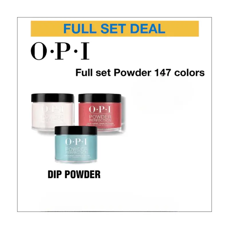 Opi Dip Powder Color Collection – Complete Set Of 147 Shades 1