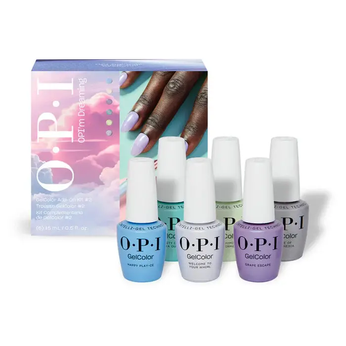 Opi Inteli-Gel Add-On Kit #2 – Spring 2025 'Opi’M Dreaming' (6 Colors, 0.5 Oz Each) 1