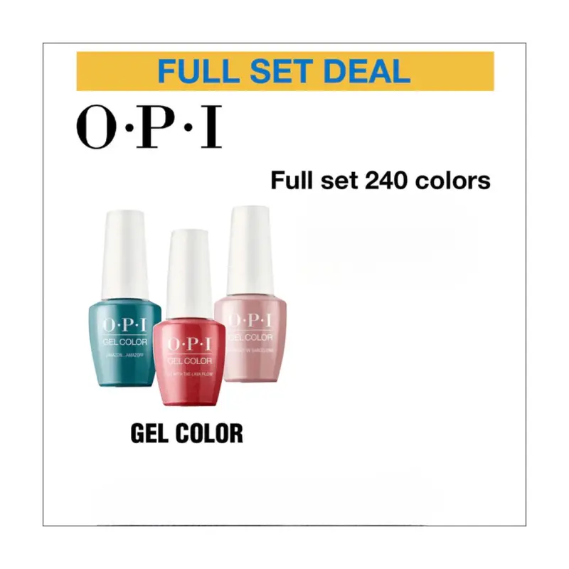 Opi Professional Gel Polish Collection – Full Range Of 240 Colors 1