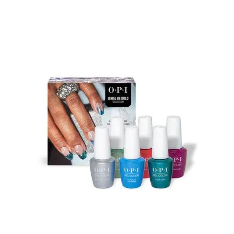 Opi Soak-Off Holiday Gel Polish Kit: Jewel Be Bold Collection Add-On Set (6 Shades) 1