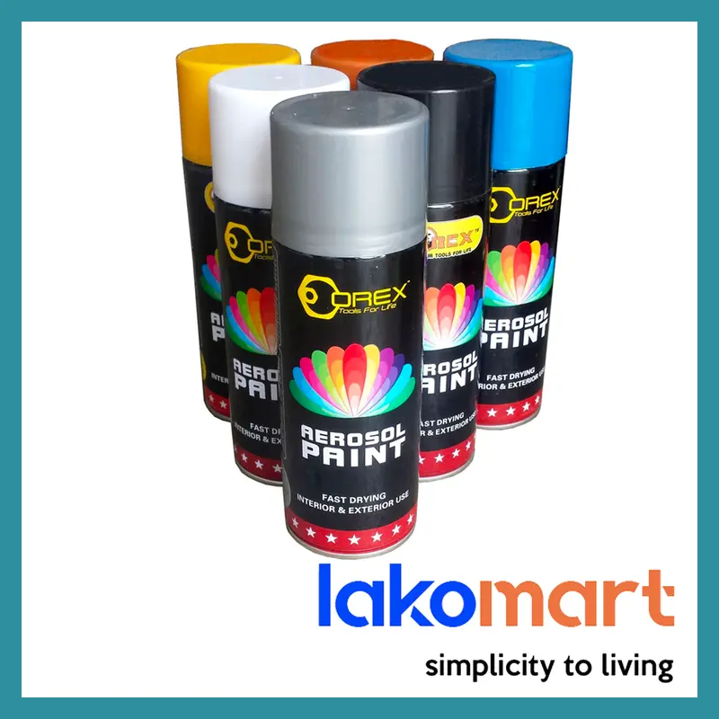 Orex Fast-Dry Acrylic Lacquer Spray – Anti-Corrosion Primer (400Ml) 1
