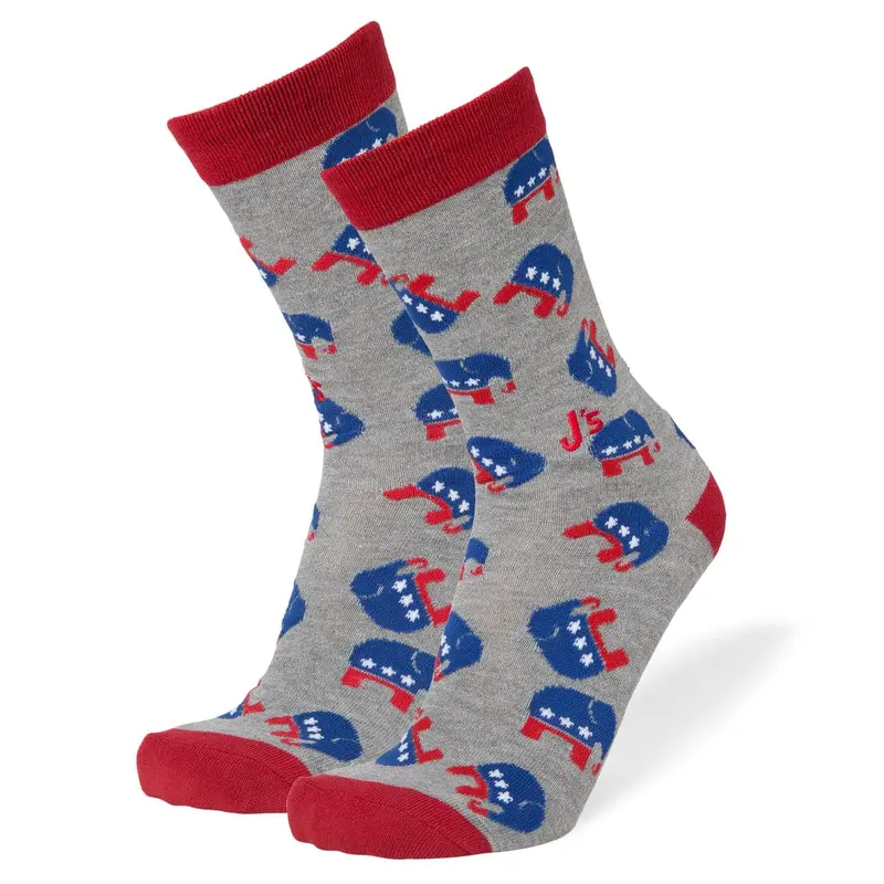 Patriotic Republican-Themed Crew Socks 1