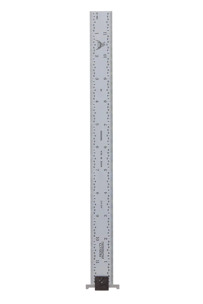 Pec 12-Inch Adjustable Hook Layout Rule 1