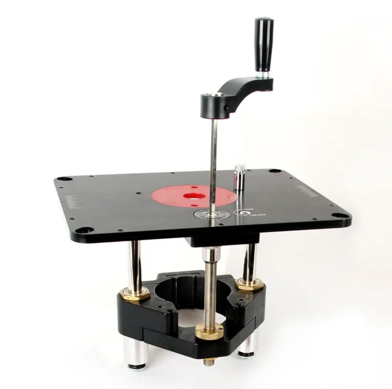 Precision Router Lift For Table Mounted Routers – Smooth Height Adjustment 1