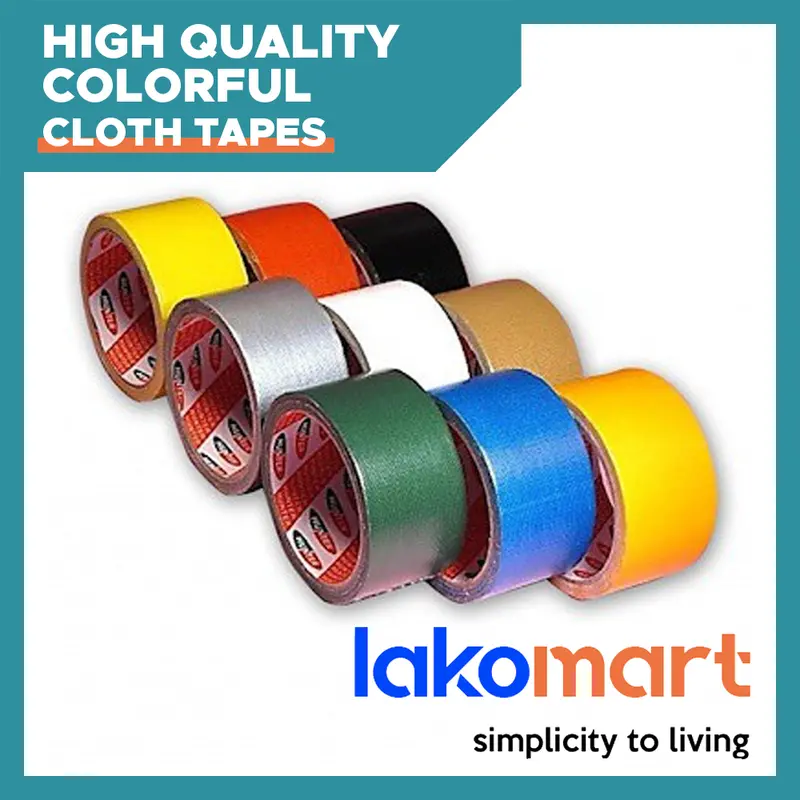Premium Colorful Fabric Cloth Tape – Durable, Stretchable & Residue-Free Adhesive Roll 1